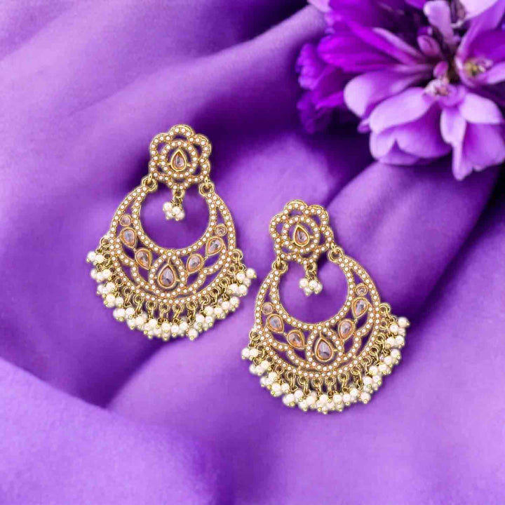 Ivory Chaandni Punjabi Chandbalis