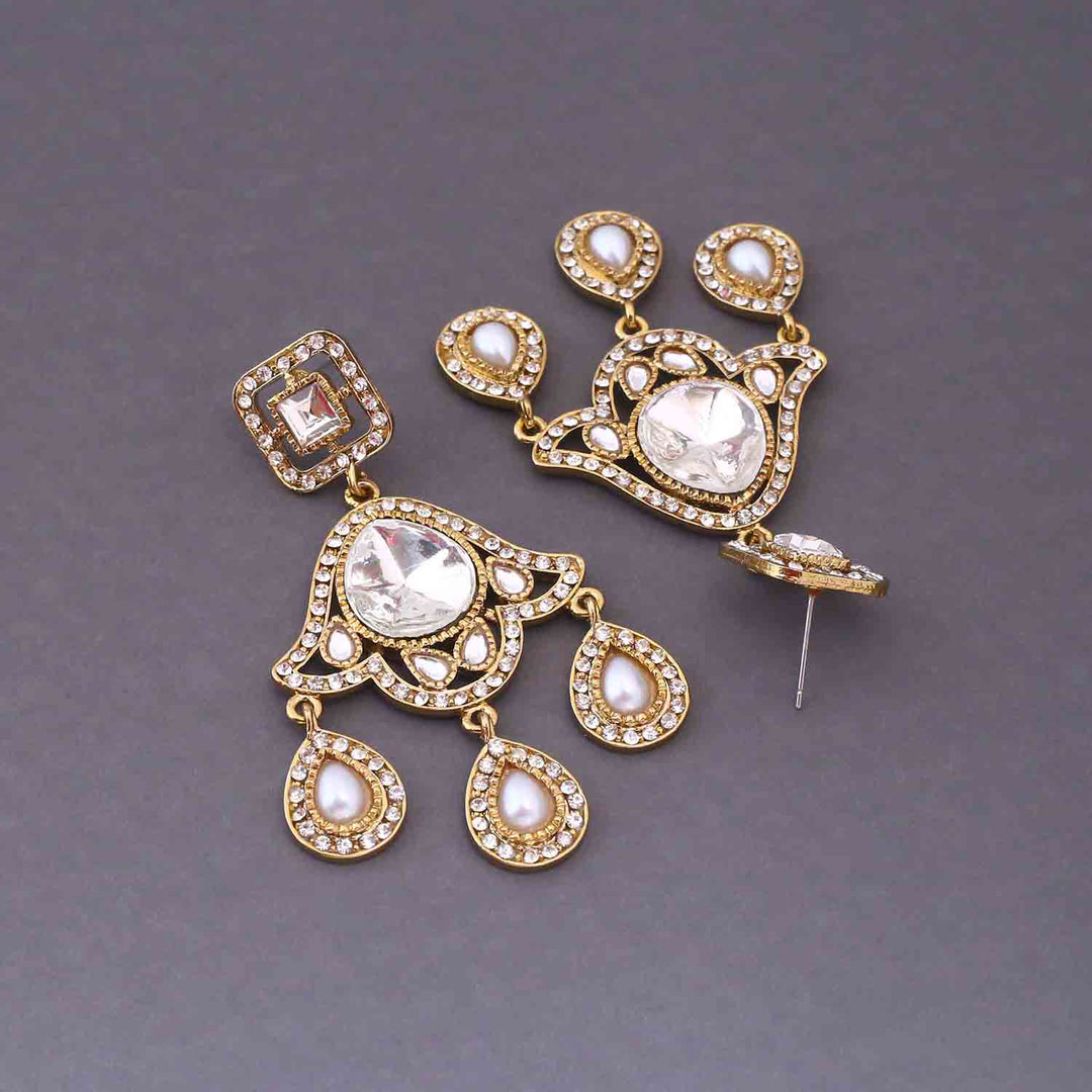 Ivory Chandni Danglers