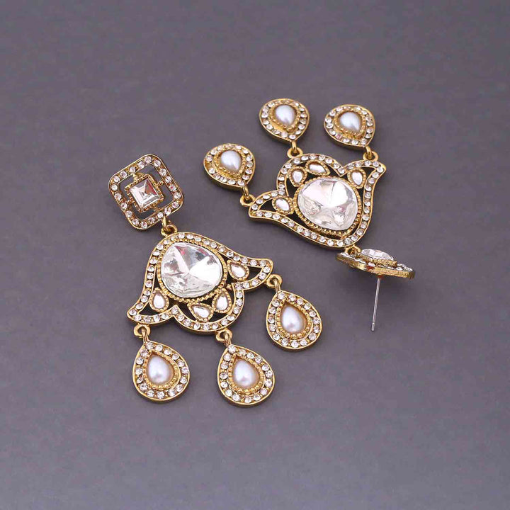 Ivory Chandni Danglers