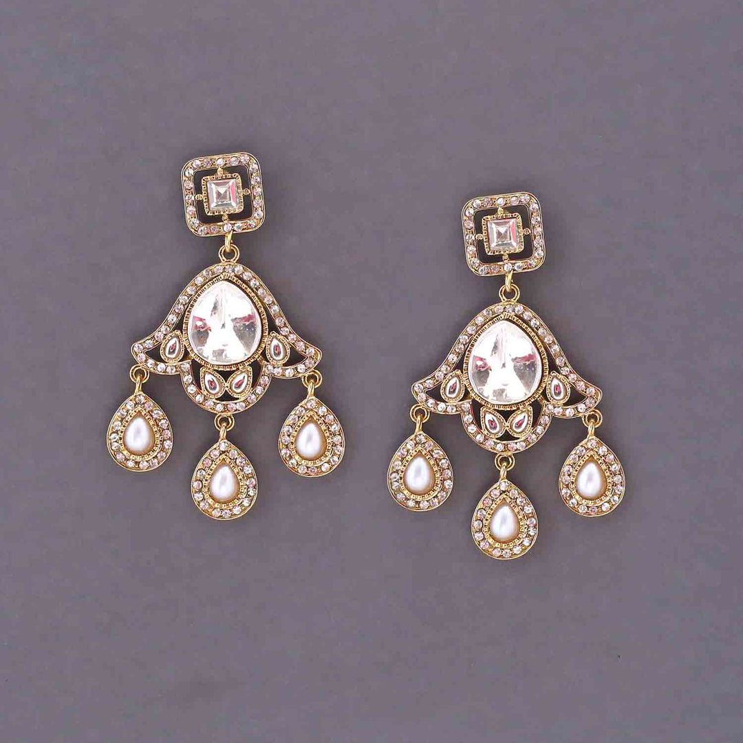 Ivory Chandni Danglers