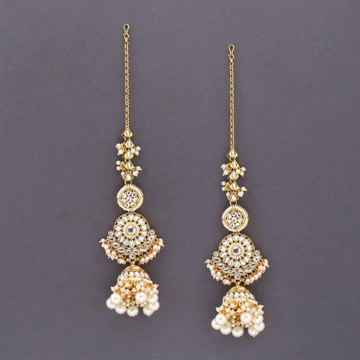 Ivory Charita Kundan Bridal Jewellery Set
