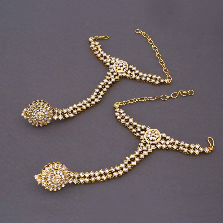 Ivory Charita Kundan Bridal Jewellery Set