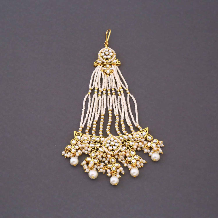 Ivory Charita Kundan Bridal Jewellery Set