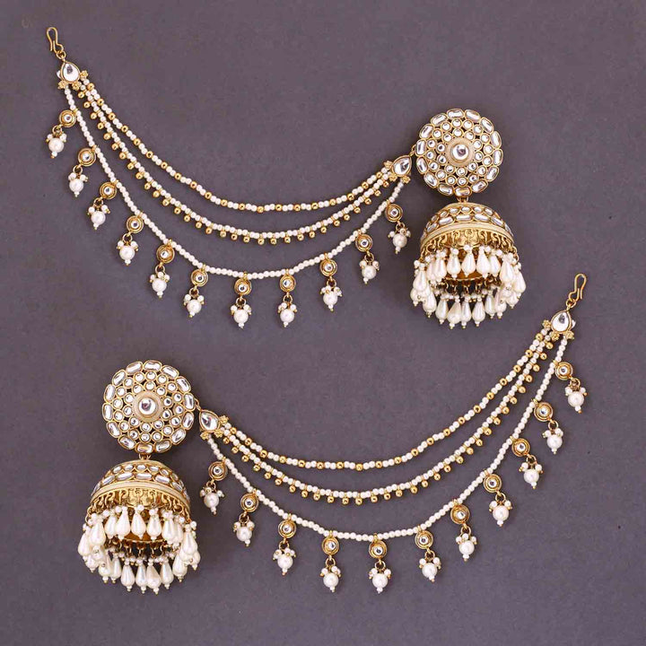 Ivory Charulya Sahara Jhumkis