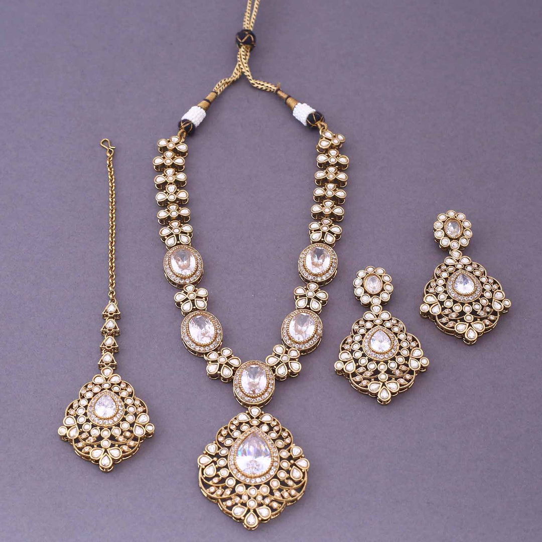 Ivory Corlina Victorian Jewellery Set- New Arrival