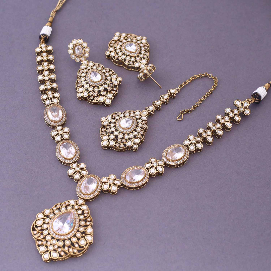 Ivory Corlina Victorian Jewellery Set- New Arrival
