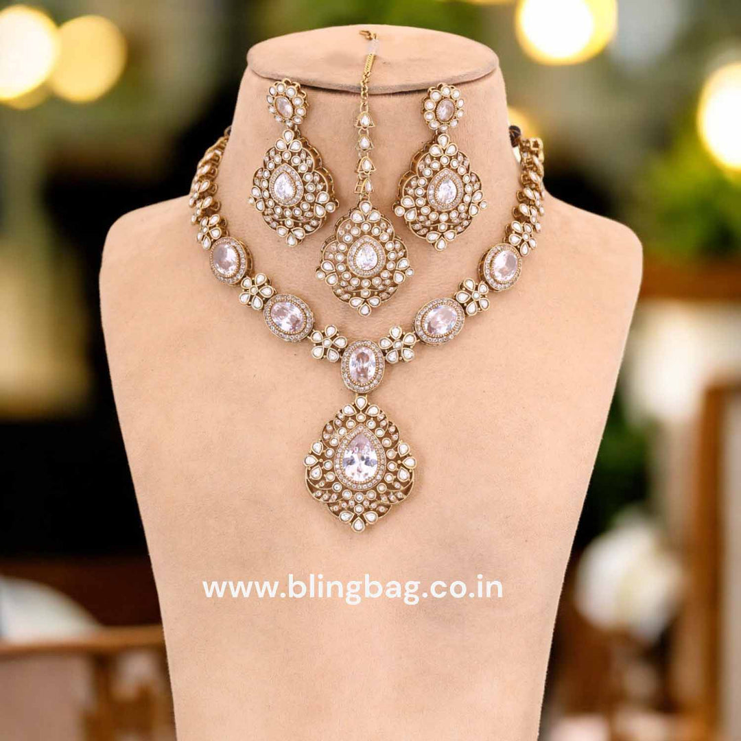 Ivory Corlina Victorian Jewellery Set- New Arrival