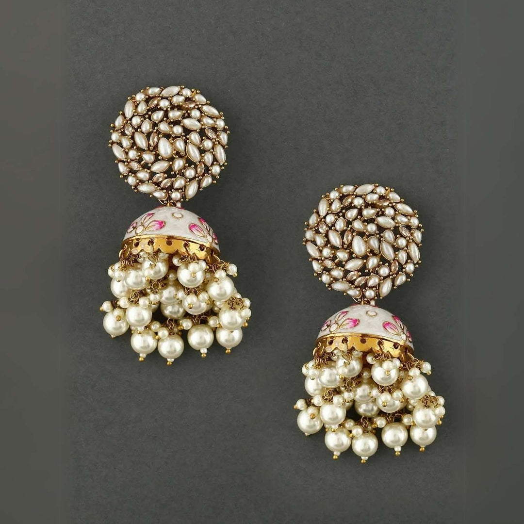 Ivory Daliha Jhumkis - EOSS