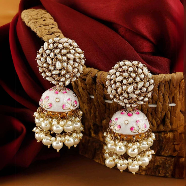 Ivory Daliha Jhumkis - EOSS