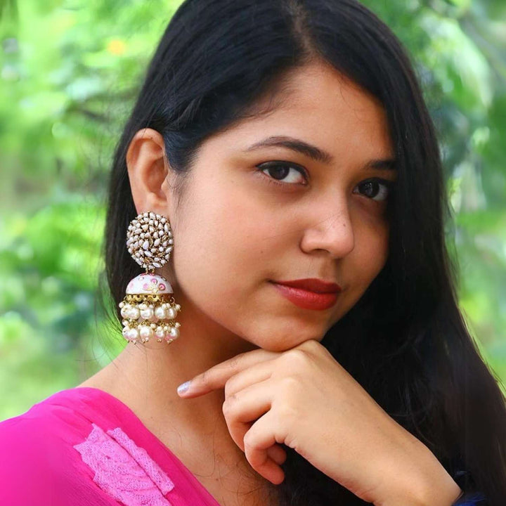 Ivory Daliha Jhumkis - EOSS