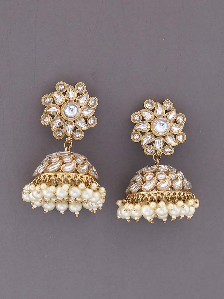 Ivory Dokai Jhumkis