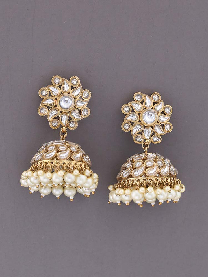 Ivory Dokai Jhumkis