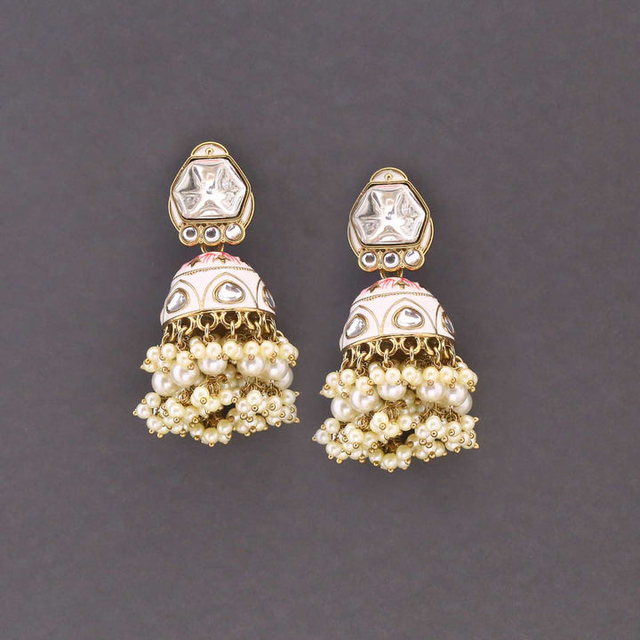 Ivory Farheen Jhumkis