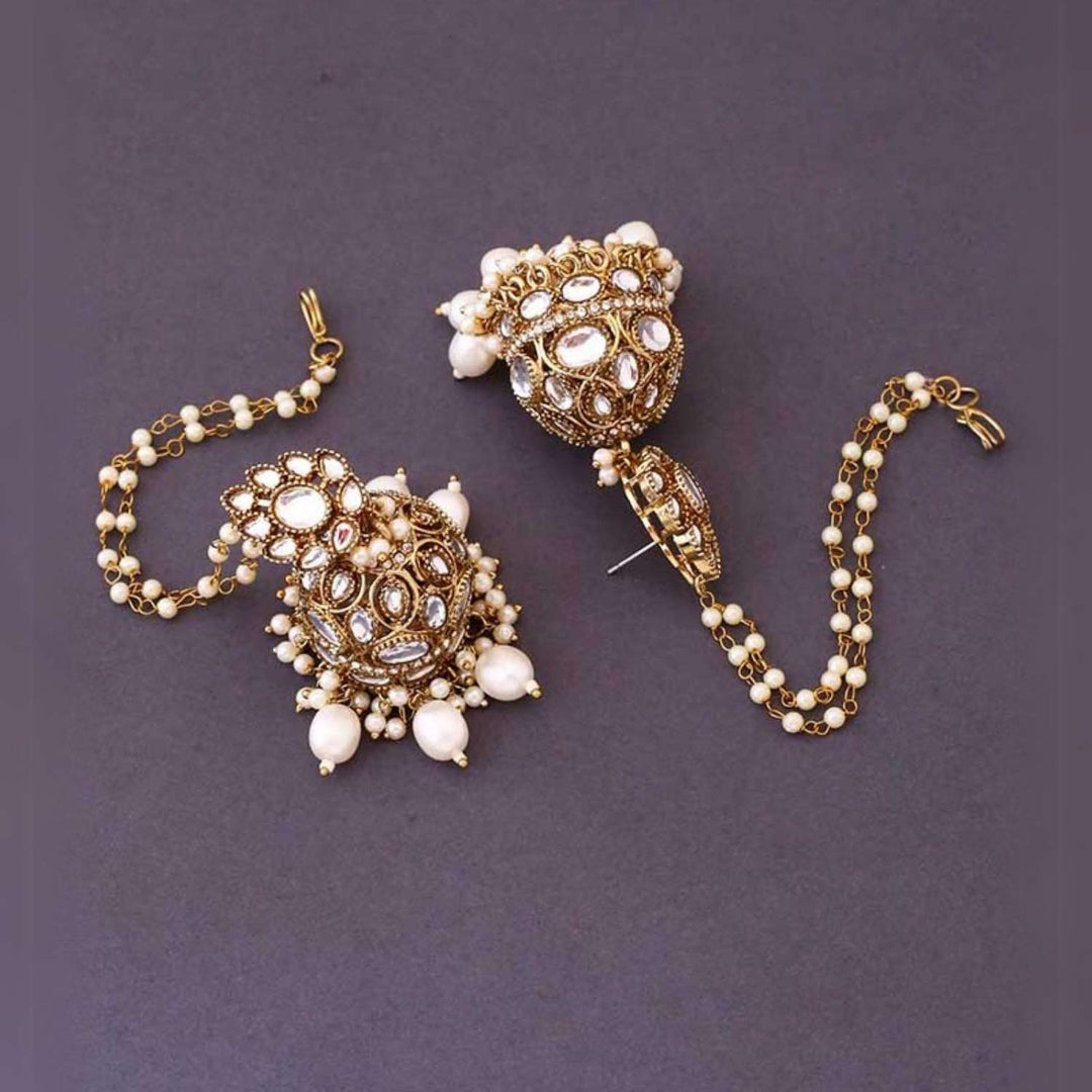 Ivory Gita Sahara Jhumkis