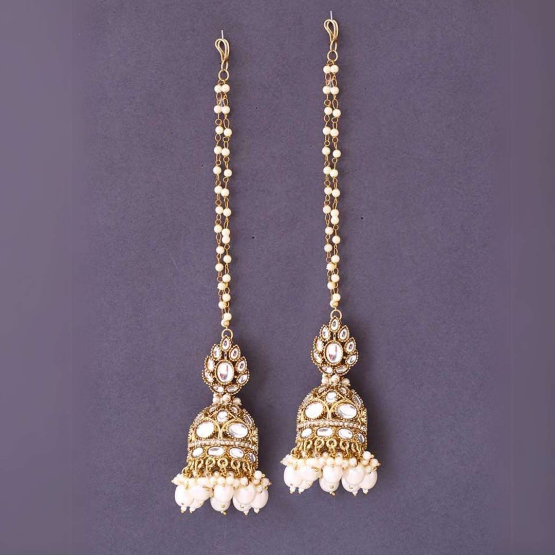 Ivory Gita Sahara Jhumkis