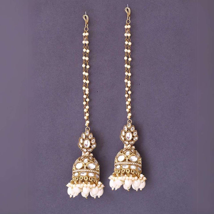 Ivory Gita Sahara Jhumkis