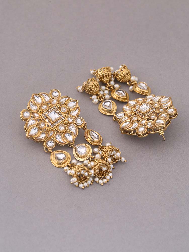 Ivory Gitashri Ethnic Danglers