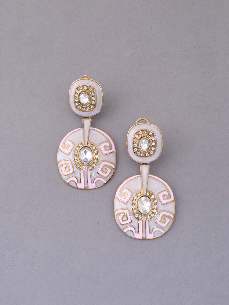 Ivory Grace Ethnic Danglers - EOSS