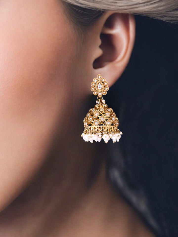 Ivory Hasti Jhumkis