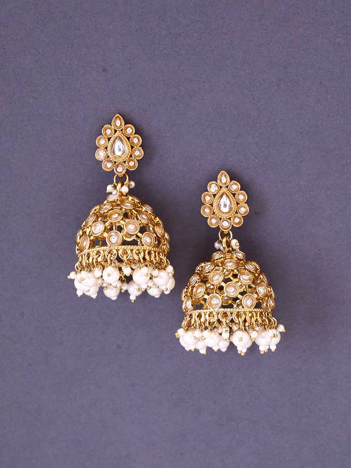 Ivory Hasti Jhumkis