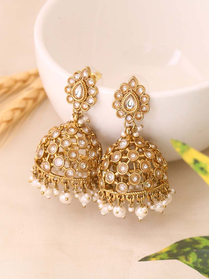 Ivory Hasti Jhumkis