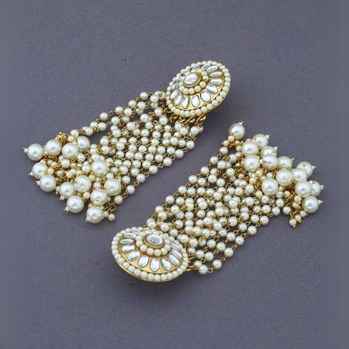 Ivory Heer Tassel Earrings