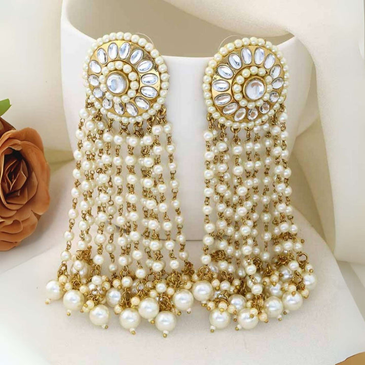 Ivory Heer Tassel Earrings