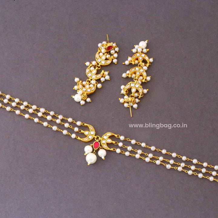 Ivory Hrishani Antique Jewellery Set- New Arrivals