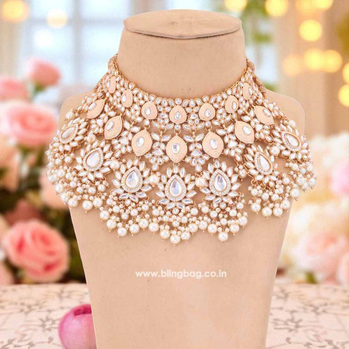 Ivory Jayshri Kundan Jewellery Set