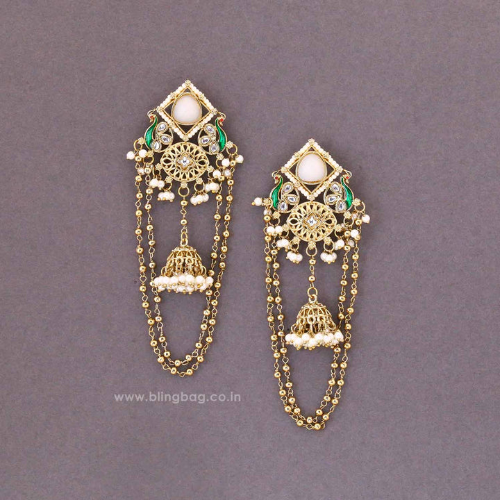 Ivory Jesin Jhumkis