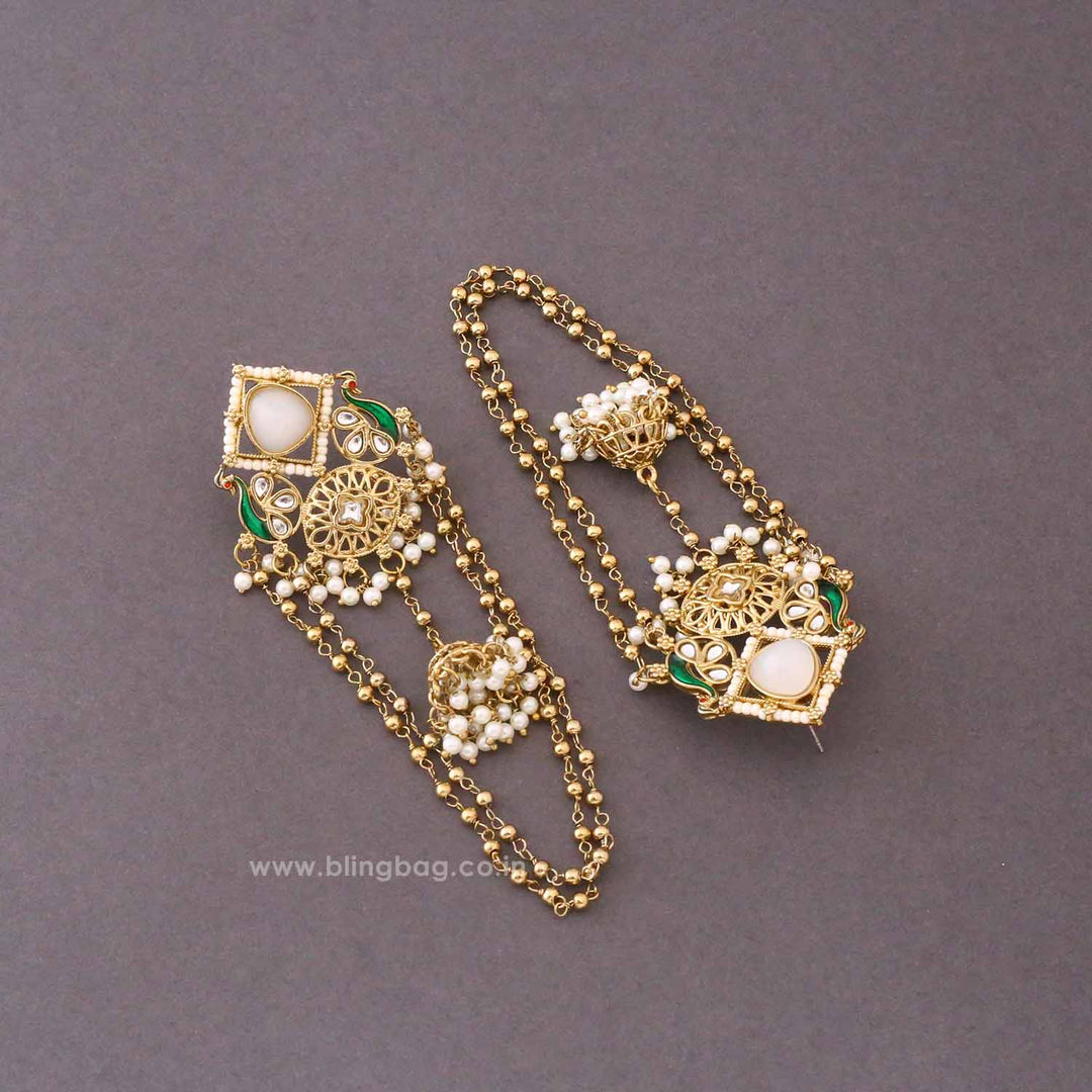 Ivory Jesin Jhumkis
