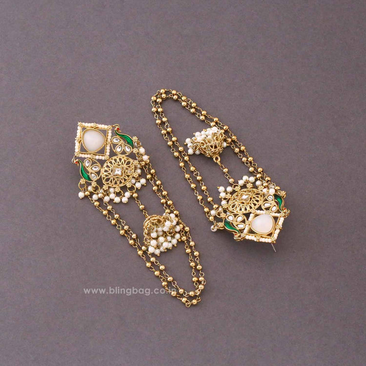 Ivory Jesin Jhumkis