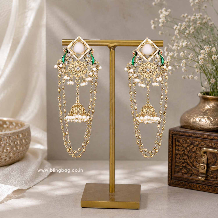 Ivory Jesin Jhumkis