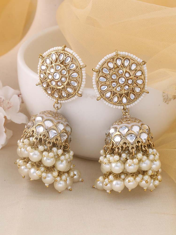 Ivory Jogan Jhumkis