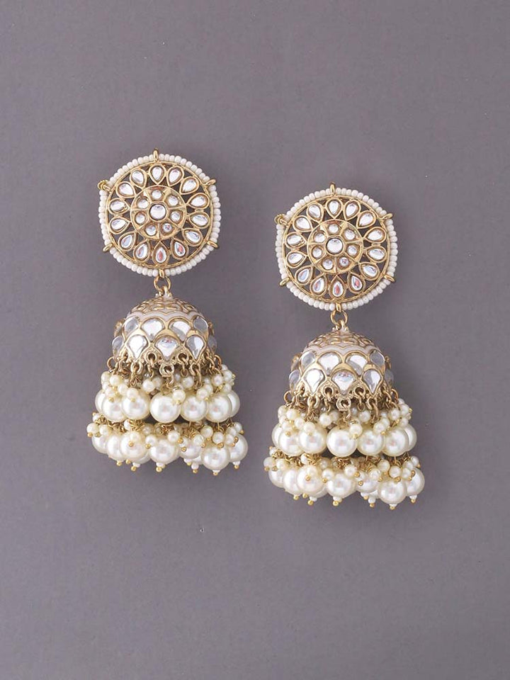 Ivory Jogan Jhumkis