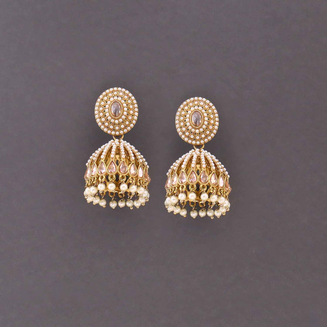 Ivory Khulmini Jhumkis
