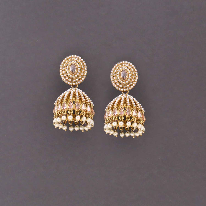 Ivory Khulmini Jhumkis