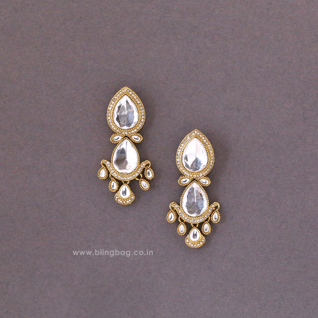Ivory Khyaati Danglers