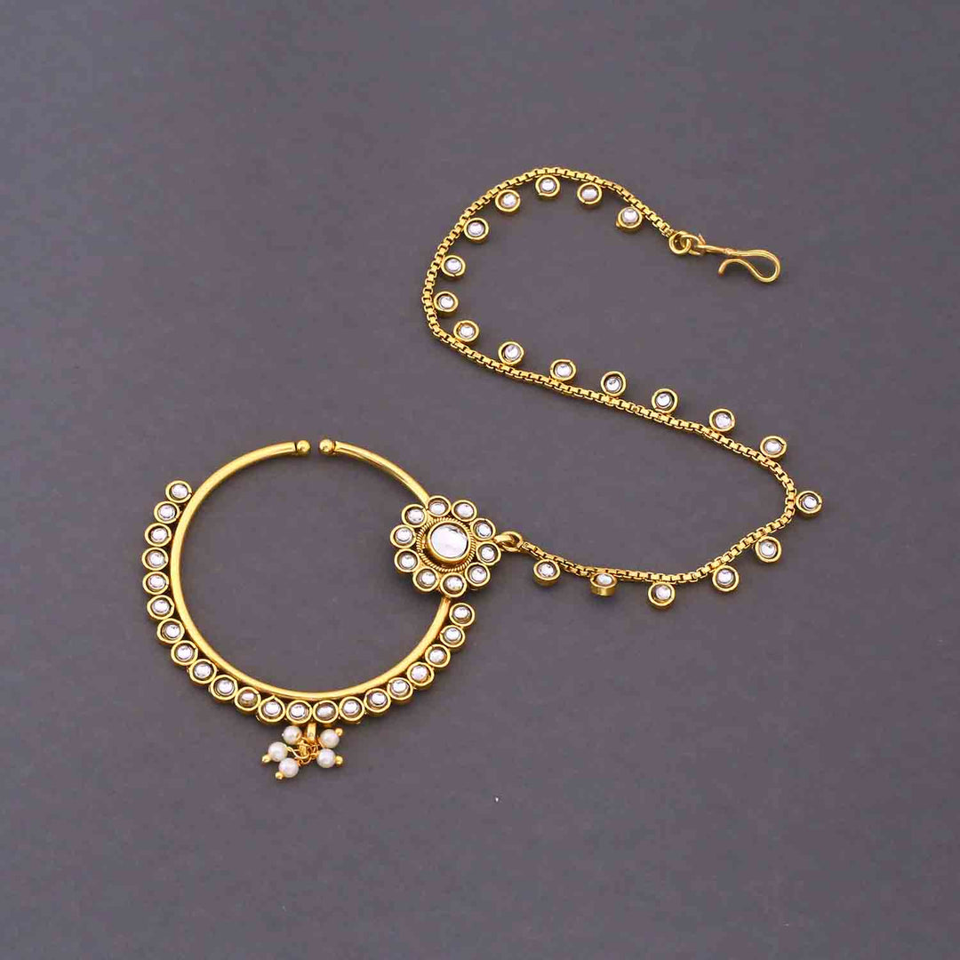 Ivory Kshirja  Kundan Bridal Jewellery Set