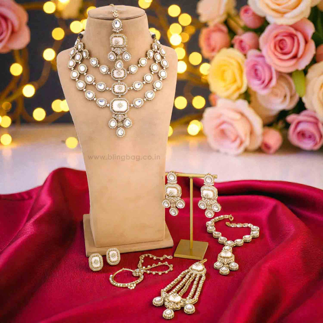 Ivory Labdhi Bridal Jewellery Set
