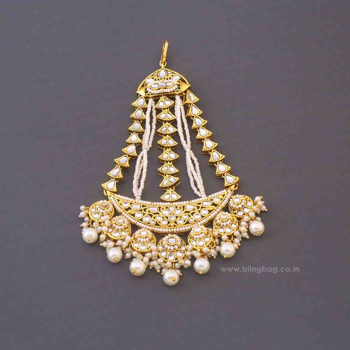 Ivory Lavika Kundan Bridal Jewellery Set