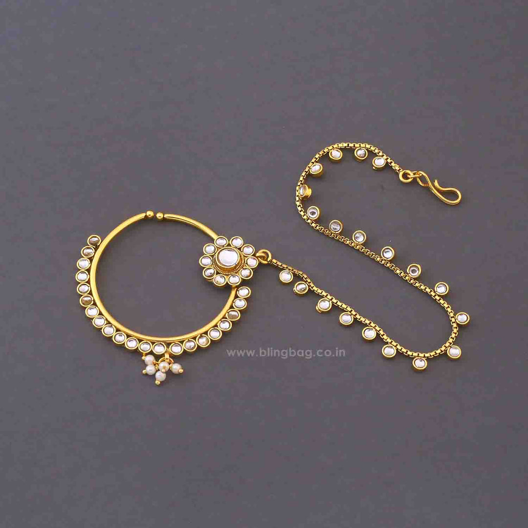 Ivory Lavika Kundan Bridal Jewellery Set