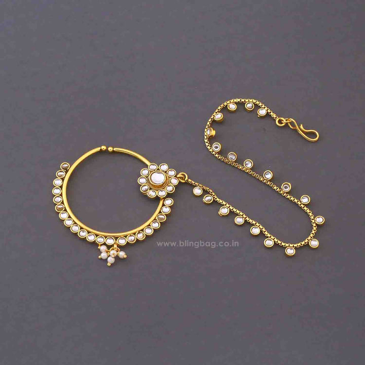 Ivory Lavika Kundan Bridal Jewellery Set