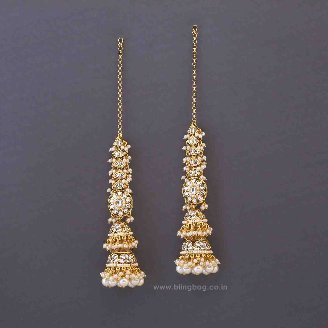 Ivory Lavika Kundan Bridal Jewellery Set