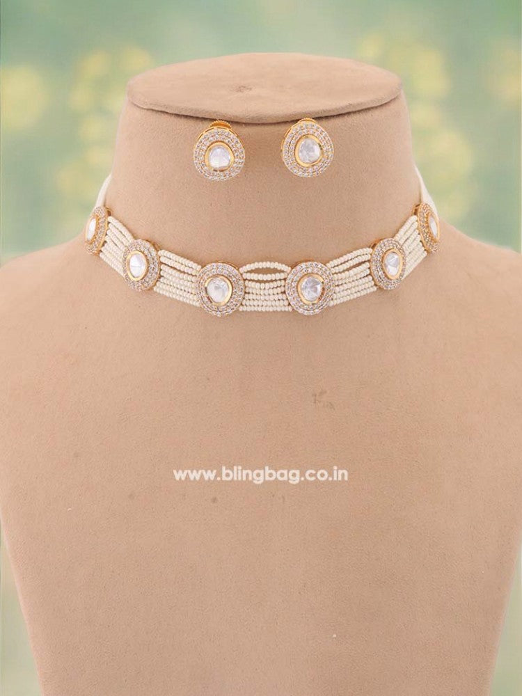 Ivory Linea Jewellery Set