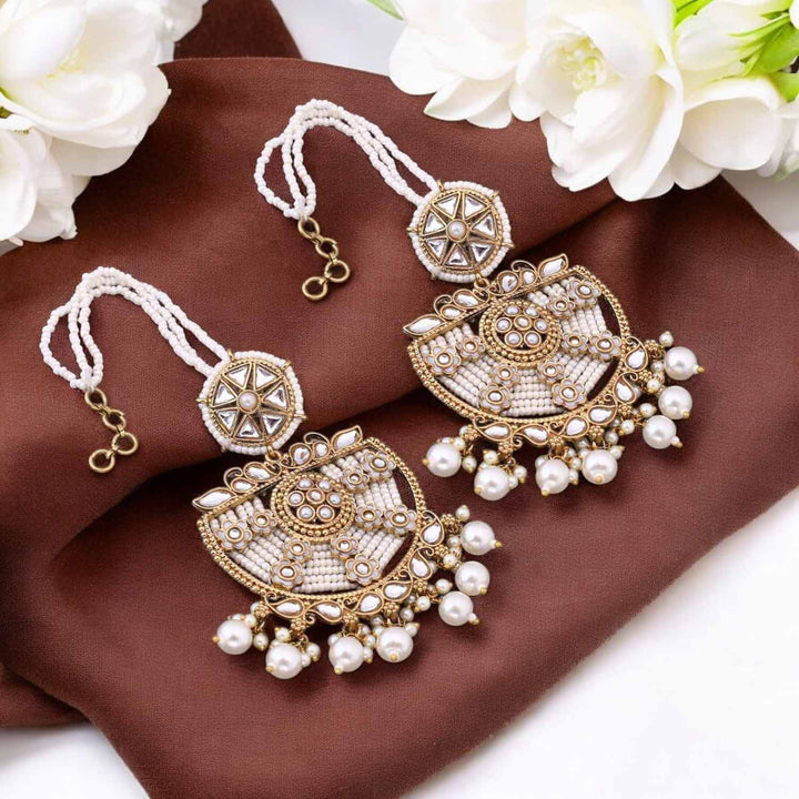 Ivory Madhaya Sahara Chandbalis