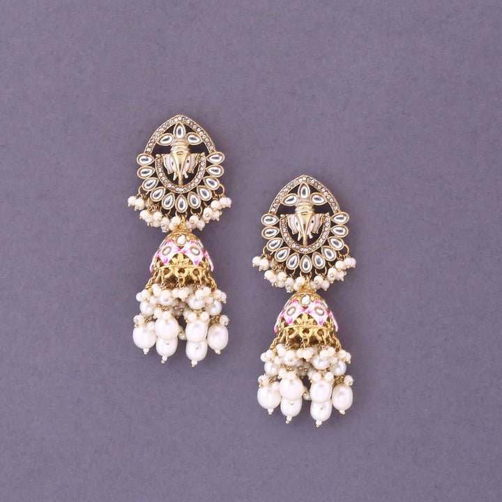 Ivory Madhumita Jhumkis