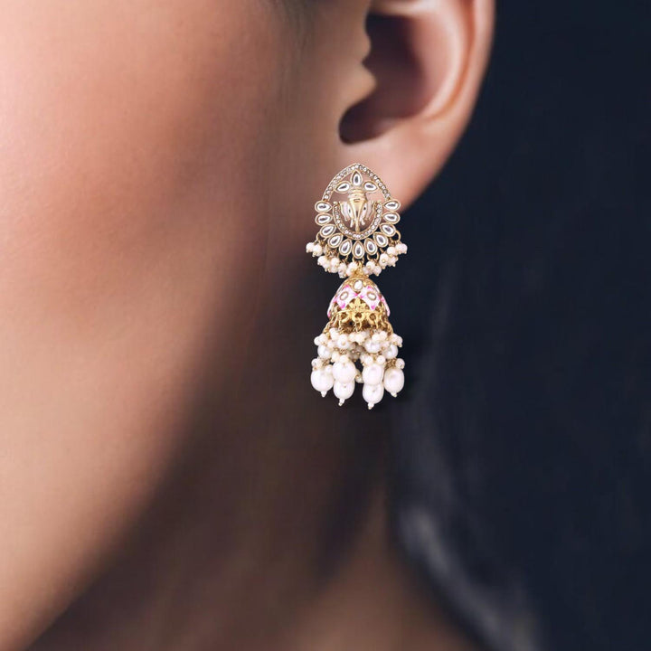 Ivory Madhumita Jhumkis