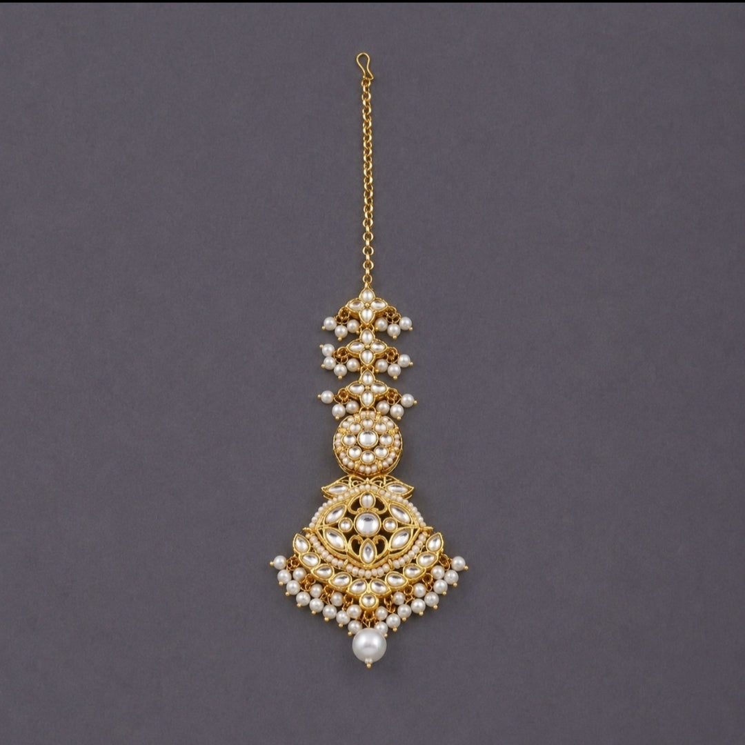 Ivory Manmayi  Kundan Bridal Jewellery Set - Image Change required