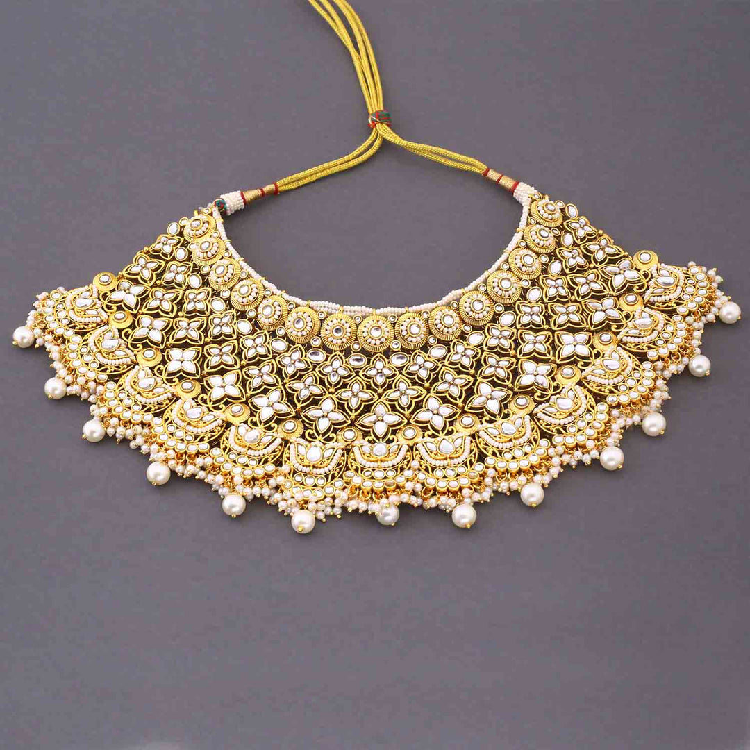 Ivory Manmayi  Kundan Bridal Jewellery Set